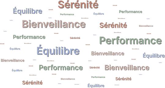 Sérénité, bienveillance, équilibre, performance